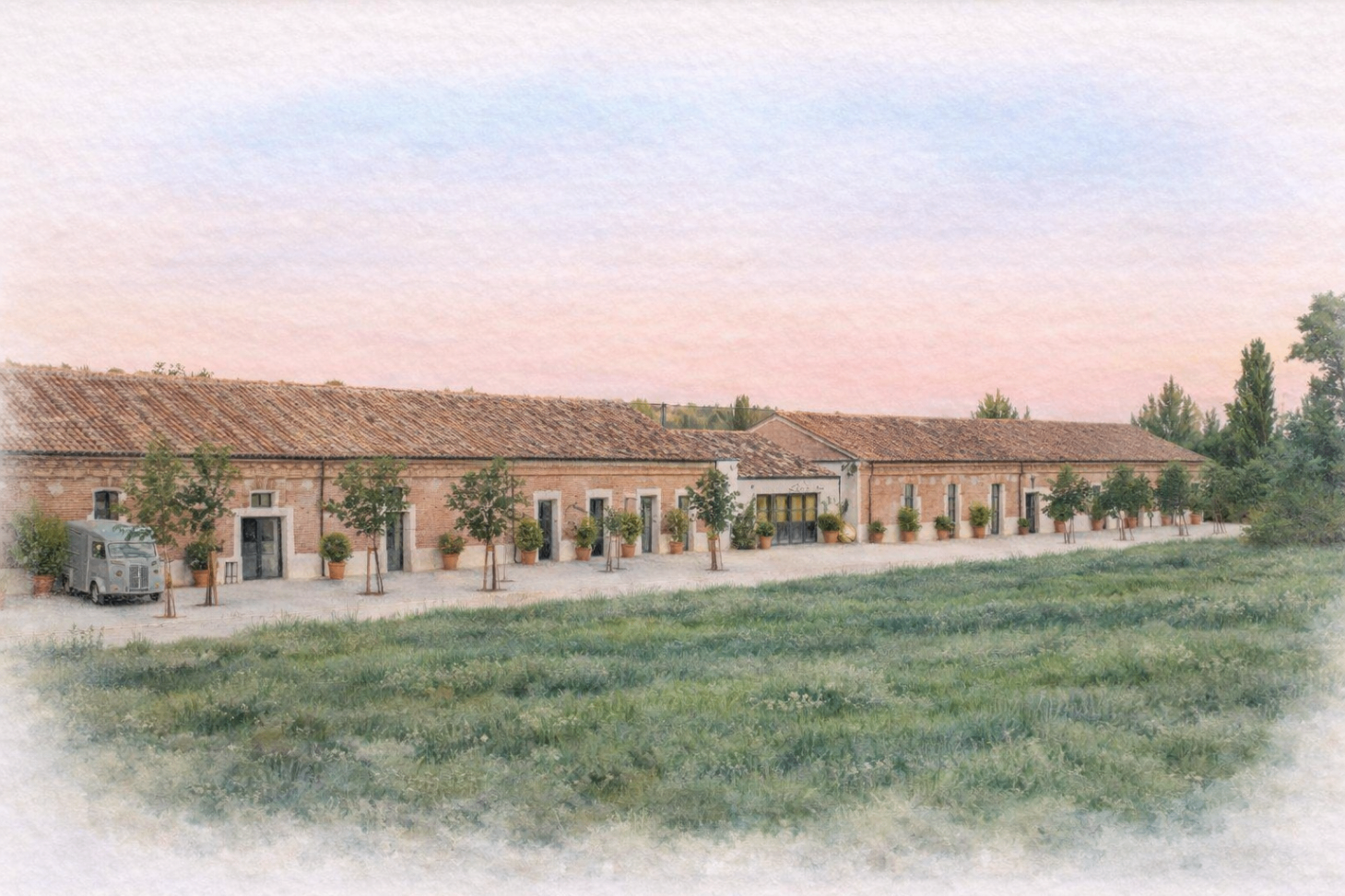Acuarela de Finca Las Tenadas
